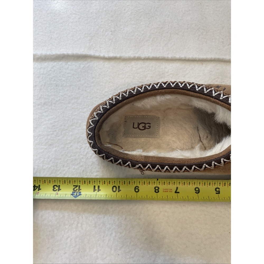 UGG Tasman Slipper Suede Chestnut Women's Men's Comfort Shoe - Picture 6 of 7